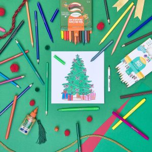 Desenho para colorir: Árvore de Natal